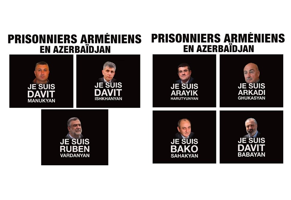  В Париже проходит выставка о 19 армянах, удерживаемых в азербайджанской тюрьме (ФОТО) 