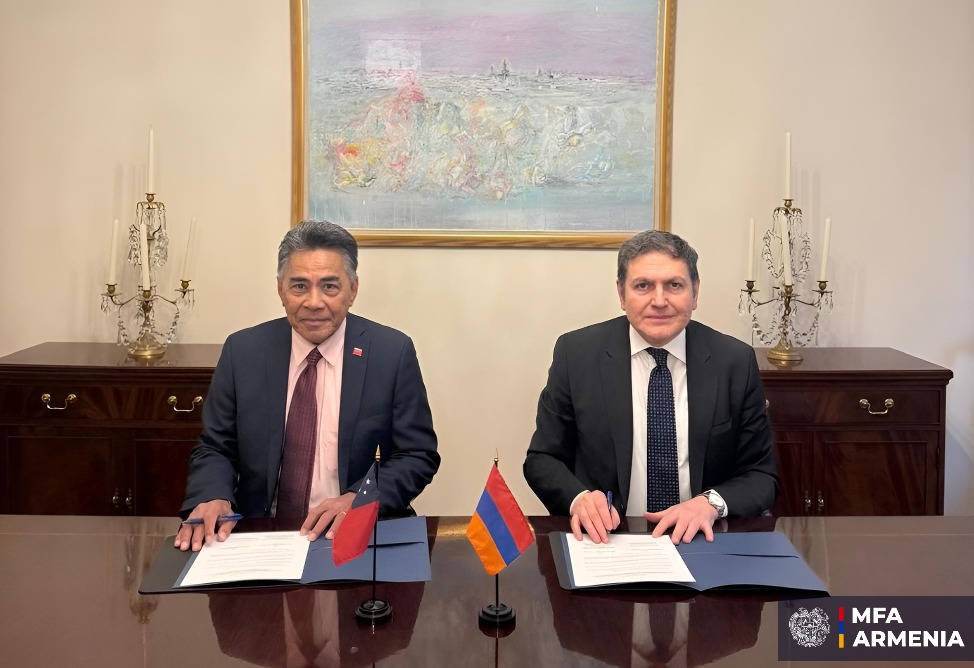 Армения и Самоа установили дипломатические отношения