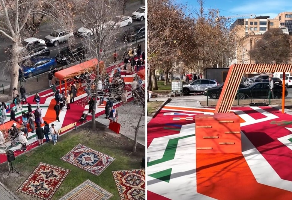 Երևանում բացվել է աշխարհում ամենամեծ հայկական գորգով  խաղահրապարակը (ՎԻԴԵՈ)