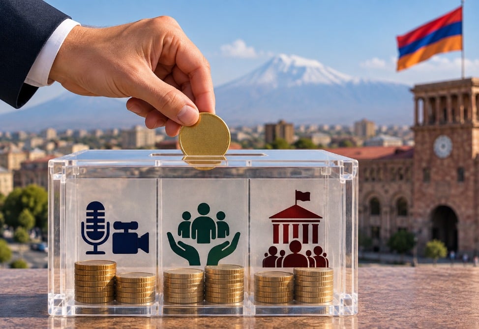 Граждане Армении смогут направлять часть подоходного налога СМИ, партиям и ОО: как будет работать новая система