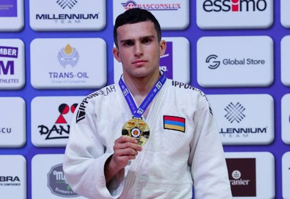 Армянский дзюдоист Ваге Агасян завоевал золотую медаль на ЧЕ в Кишиневе