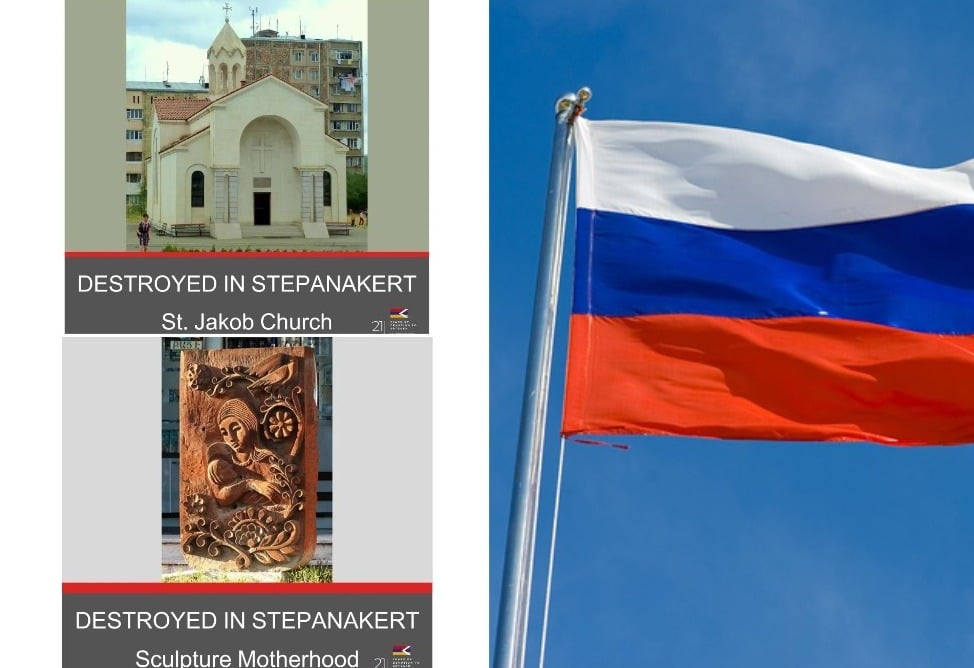 "Вопросы к Еревану": Захарова - об уничтожении азербайджанцами церквей в Степанакерте