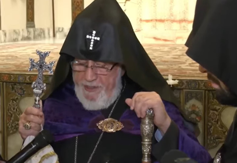 Католикос: "Шум в храме никогда не помешает нашей миссии по поддержанию святости нашей церкви"