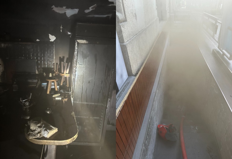 Бар горел в центре Еревана