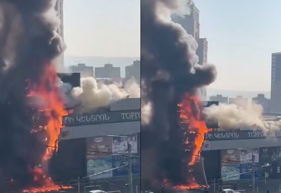 Դեպքի վայր է մեկնել ևս 6 հաշվարկ․ նոր մանրամասներ՝ «Երևանի Սիթիի» տարածքում բռնկված հրդեհից (ՎԻԴԵՈ)