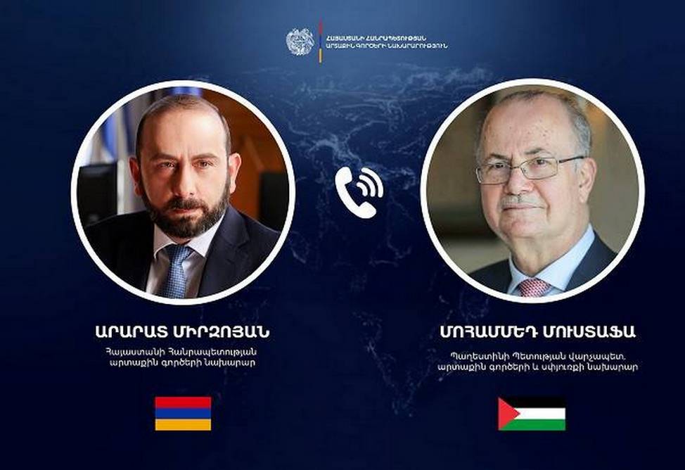 Премьер Палестины лично поблагодарил главу МИД Армении за признание 