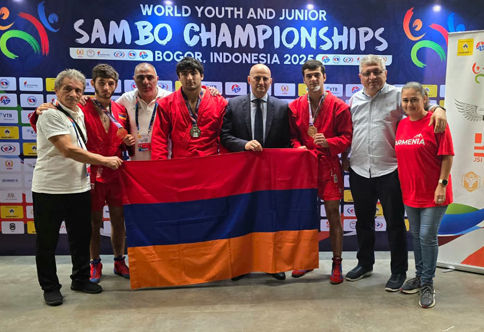 Армянские самбисты завоевали 8 медалей на ЧМ в Индонезии