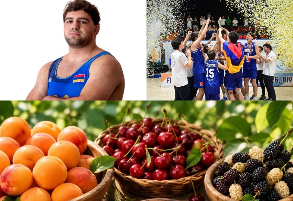 Ըմբիշ Հենրիկ Հայկյանը՝ բրոնզե մեդալակիր, բասկետբոլի ՀՀ  հավաքականը` Եվրոպայի C դիվիզիոնի առաջնության ոսկե մեդալակիր, ՀՀ-ի ամենահյութեղ սեզոնը, շաբաթվա լավ լուրերը