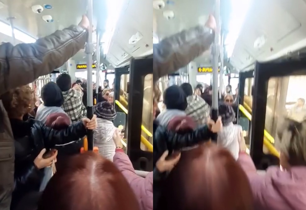 Երևանի ավտոբուսներից մեկում ծեծկռտուք է տեղի ունեցել (ՎԻԴԵՈ)