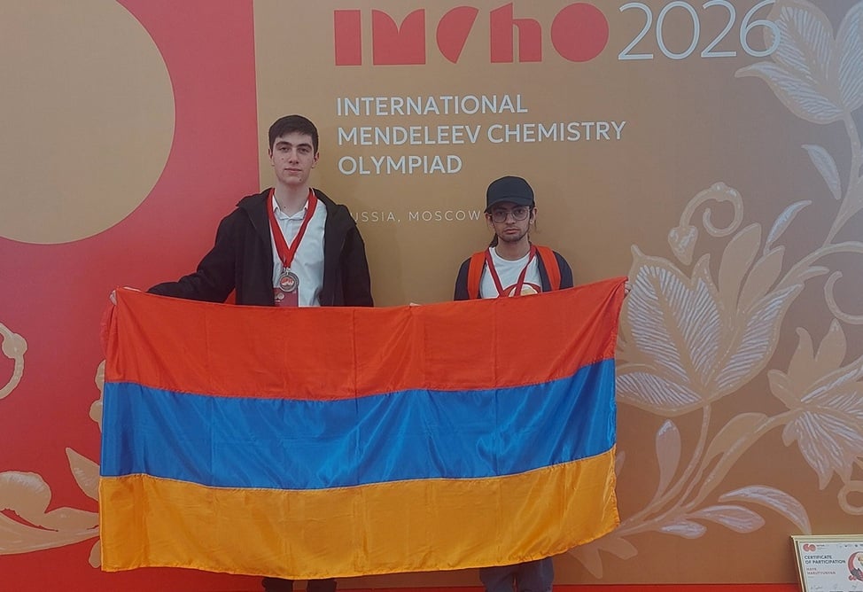 Школьник из Армении получил медаль на 60-й Менделеевской олимпиаде по химии в Москве