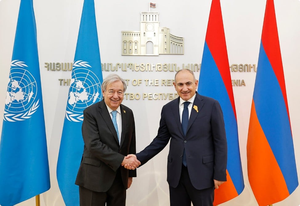 Փաշինյանը՝ Գուտերեշին․ Ադրբեջանի հետ խաղաղության համաձայնագրի ստորագրումն ու վավերացումը Հայաստանի գլխավոր նպատակներն են  