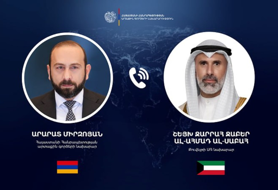 Мирзоян выразил главе МИД Кувейта обеспокоенность в связи с ударами по гражданским объектам и жертвам среди населения