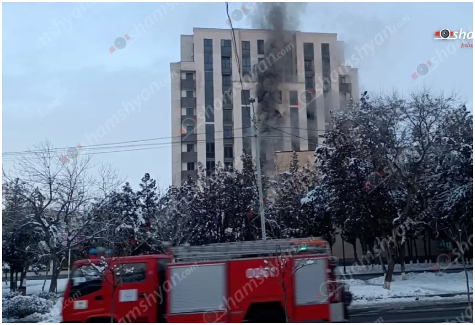 Խոշոր հրդեհ՝ նորակառույց շենքերից մեկում. տարհանվել է մոտ 15 քաղաքացի