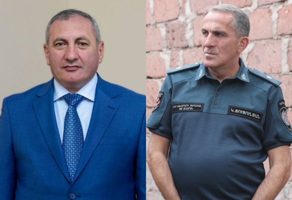 Կամո Ցուցուլյանն ազատվել է ՓԾ տնօրենի պաշտոնից և նշանակվել ոստիկանապետ, Արամ Ղազարյանն ազատվել է ոստիկանապետի պաշտոնից և նշանակվել ՓԾ տնօրեն