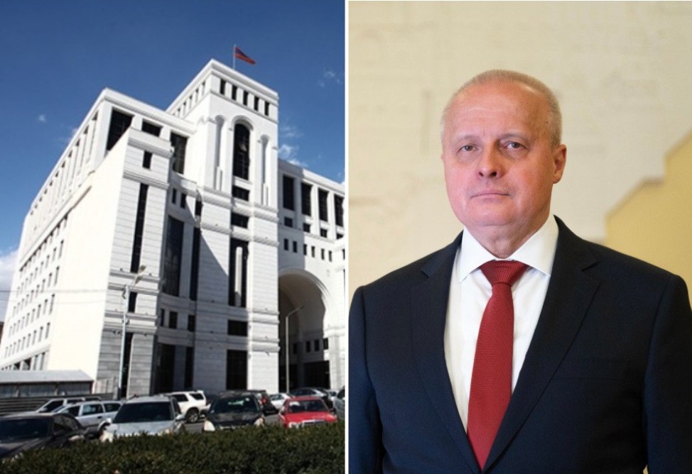 ՀՀ-ում ՌԴ դեսպանը կանչվել է ՀՀ ԱԳՆ՝ ռուս լրագրող Վլադիմիր Սոլովյովի հայտարարությունների կապակցությամբ