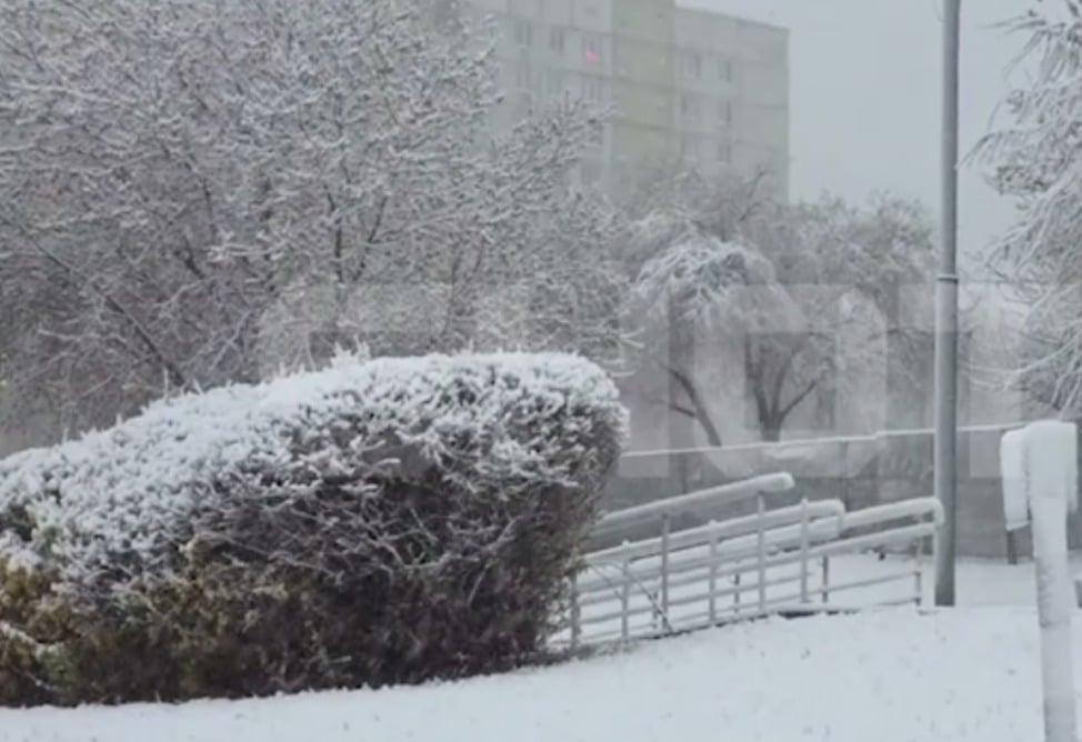 Մոսկվայում ձյան առատ տեղումներ են, չվերթեր են հետաձգվում (ՎԻԴԵՈ)