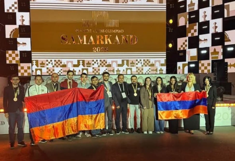 Հայաստանի շախմատի հավաքականները՝ օլիմպիադայի բրոնզե մեդալակիրներ