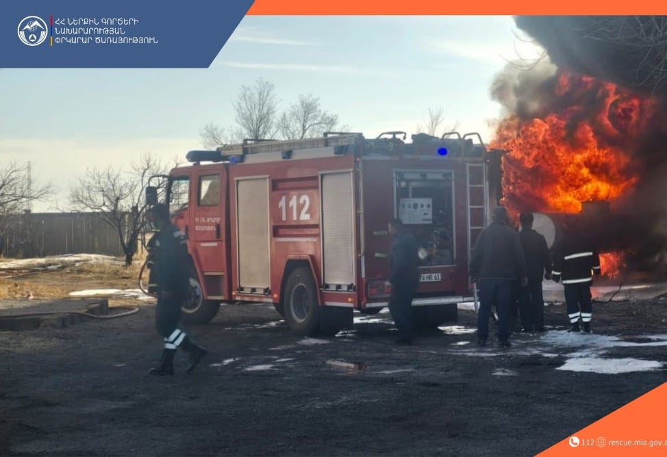 Պայթյուն՝ բենզալցակայանում. դեպքի վայրում է գտնվում 5 մարտական հաշվարկ