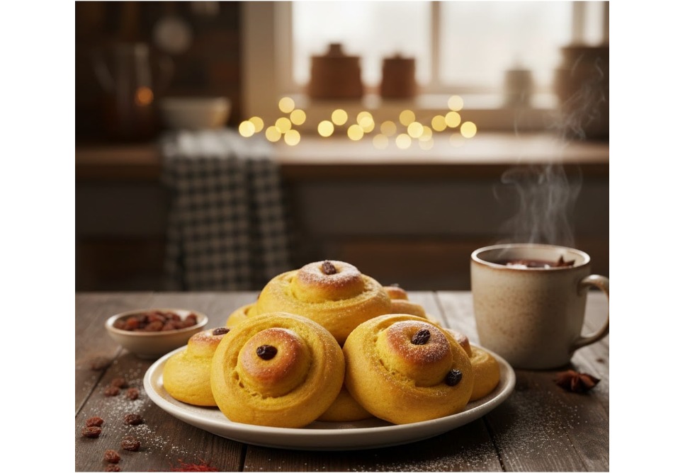 шафрановые булочки Шведия ИИ шафрановые булочки Шведия ИИ