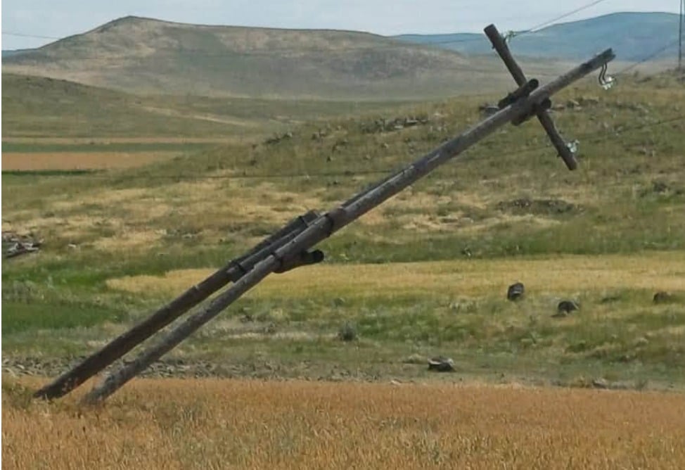 ЭСА, опоры ЛЭП