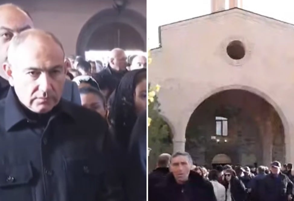 Пашинян присутствует на литургии в церкви села Айгешат 