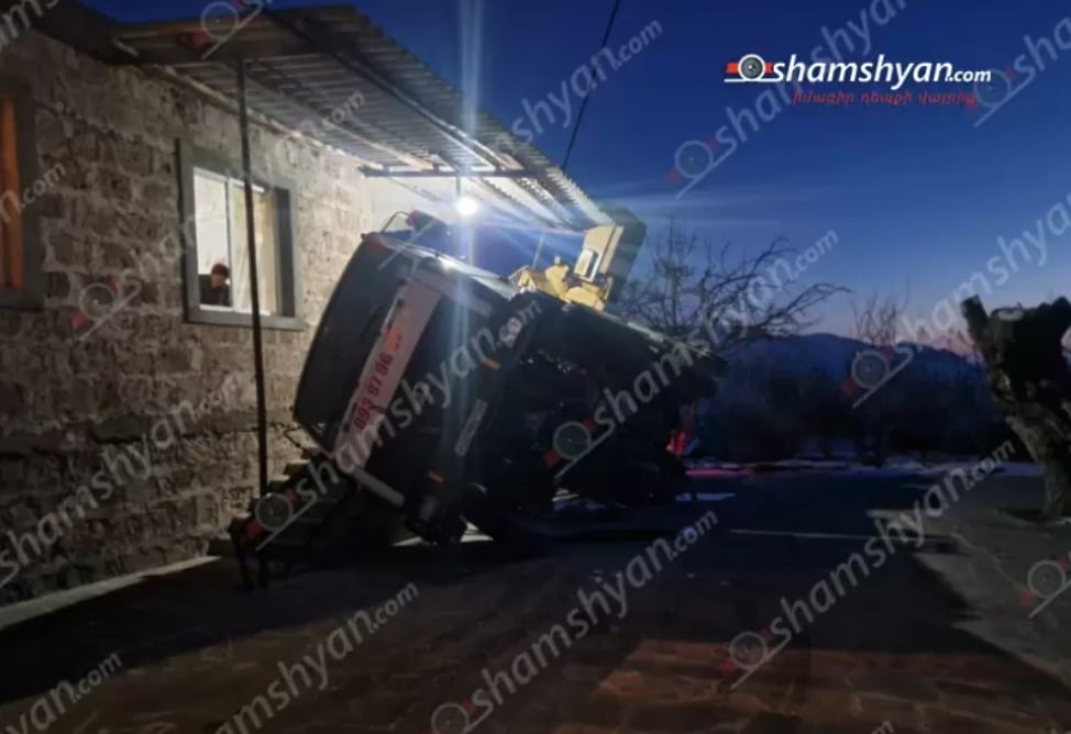 Ռինդ գյուղում ավտոկռունկ է կողաշրջվել․ կա զոհ