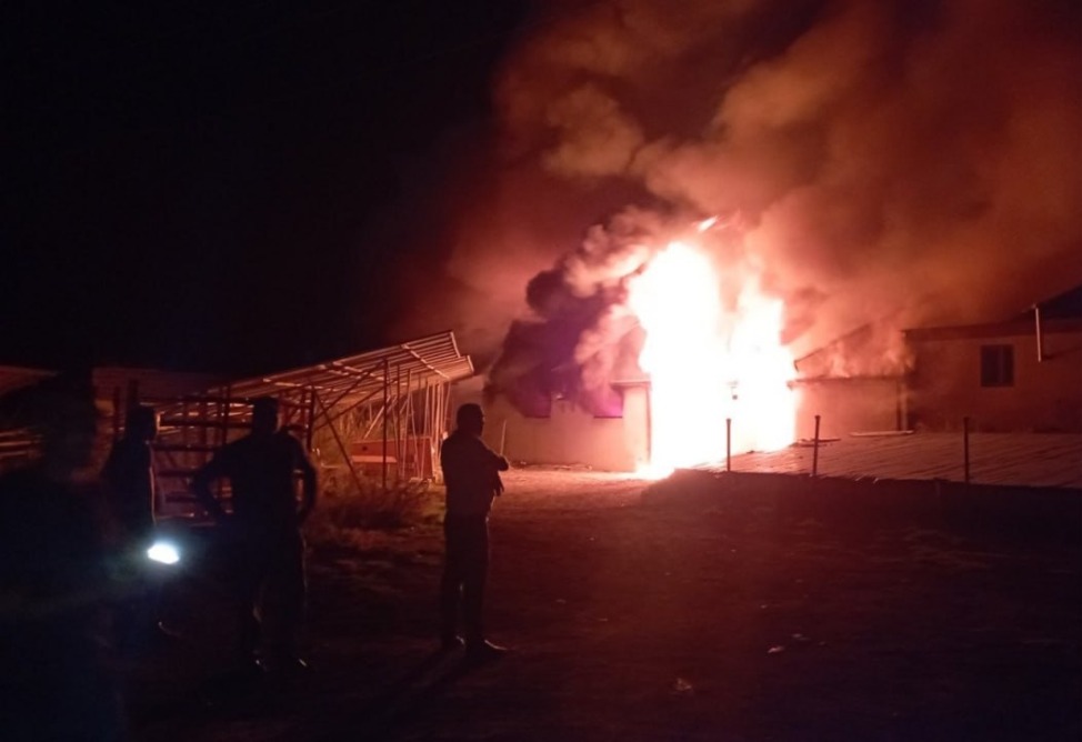 Գազալցակայանի տարածքում գտնվող հացատանը հրդեհ է բռնկվել