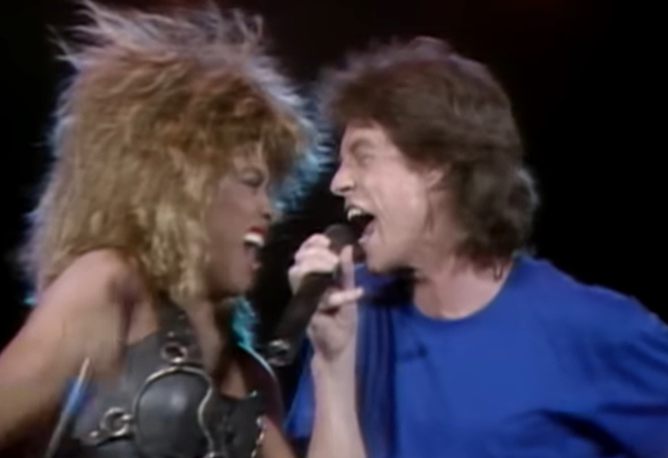 Live Aid, Tina Terner Mick Jagger