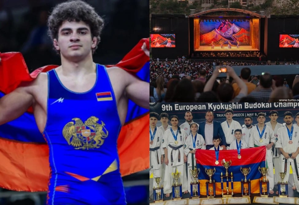 Ինը մեդալ՝ Կիոկուշին կարատեի Եվրոպայի առաջնությունում, Վահե Հովեյանն՝ ըմբշամարտի Եվրոպայի առաջնության չեմպիոն, բաց երկնքի տակ բալետային երեկոներ «Թումո»–ի այգում․ շաբաթվա լավ լուրերը