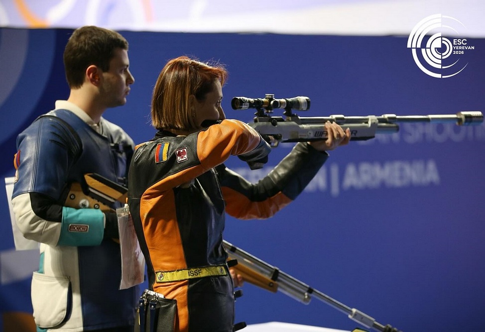 Еще одну медаль ЧЕ по стрельбе принесла Армении пара Лилит Мкртчян — Айк Минасян 