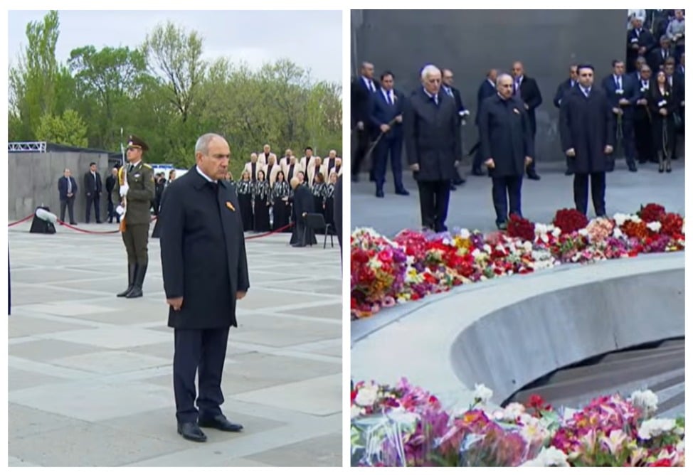 Высшее руководство Армении отдало дань памяти жертв Геноцида армян в Османской империи