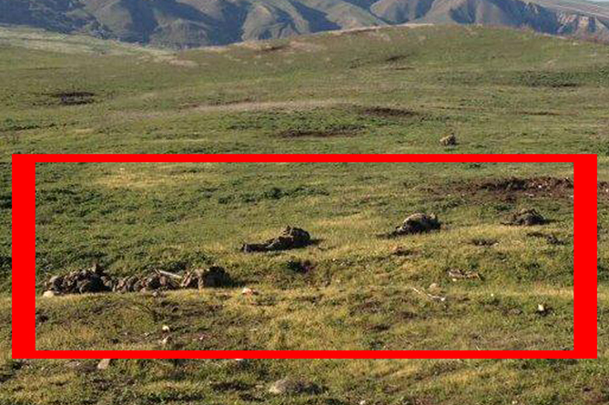 Карабах, уничтоженные азербайджанские солдаты