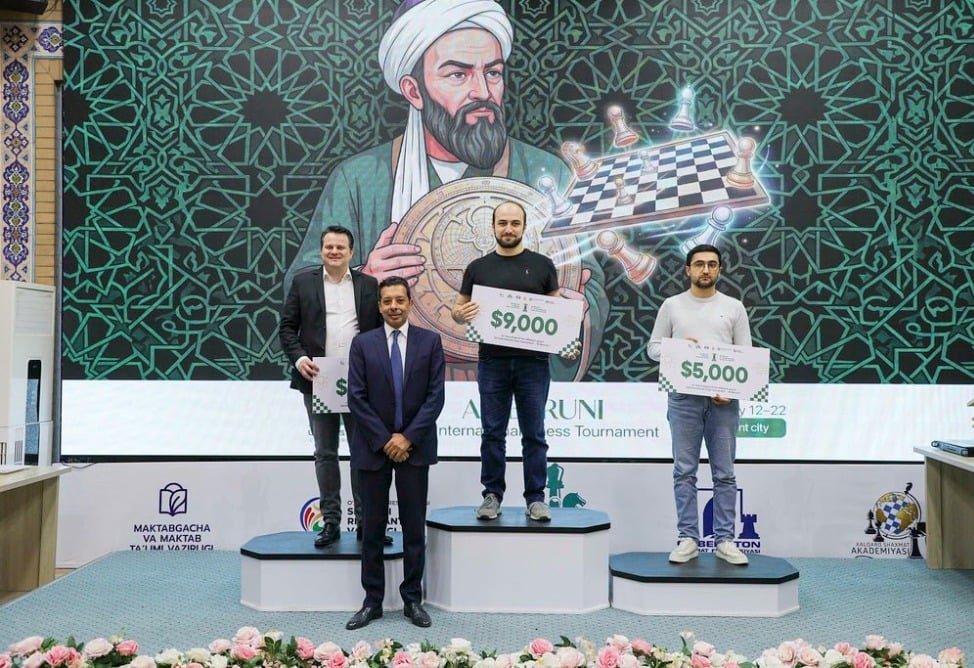 Գրոսմայստեր Արամ Հակոբյանը՝ «Al-Beruniy» շախմատի միջազգային մրցաշարի հաղթող