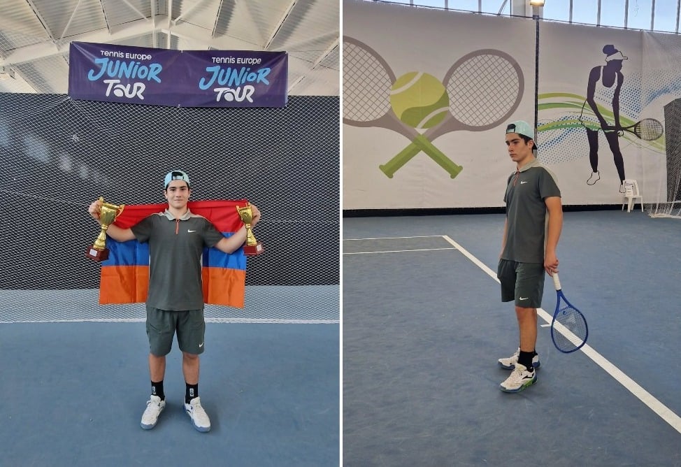 Арно Аветисян из Армении выиграл турнир Tennis Europe U16 в Цахкадзоре  (ФОТО) 