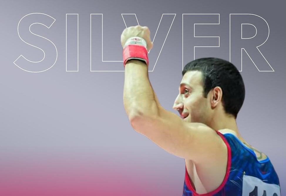 Армянский гимнаст Артур Давтян стал серебряным призером чемпионата мира в Джакарте