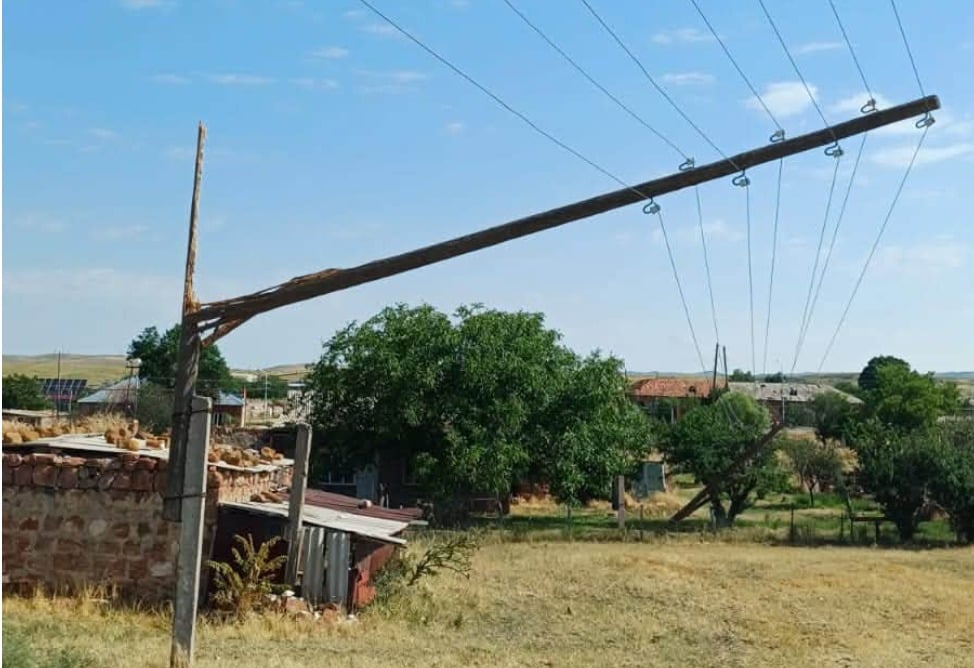 ЭСА, опоры ЛЭП