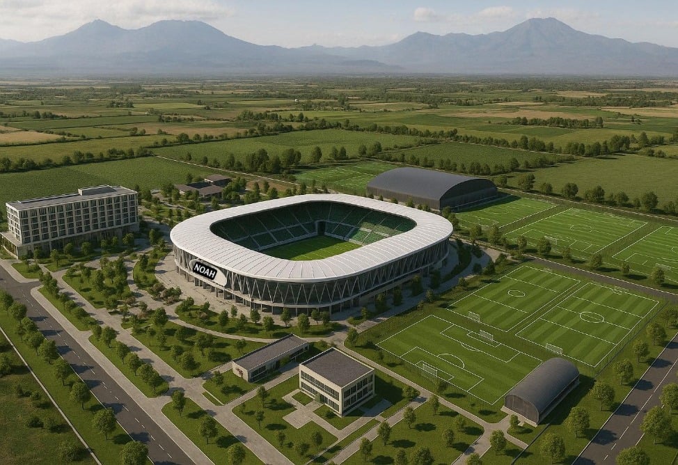 Суперсовременный стадион построят в Вагаршапате, проект в 7,2 млрд. драмов реализует ереванский ФК "Ноа" 