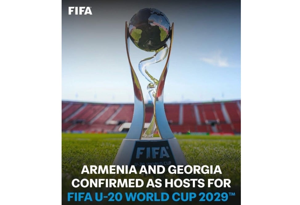 Հայաստանն ու Վրաստանը համատեղ կհյուրընկալեն Ֆուտբոլի աշխարհի 2029 թվականի երիտասարդական առաջնությունը