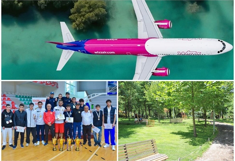 Хорошие новости недели: 8 рейсов Wizz Air, медали боксеров и каскадный парк в Ереване Хорошие новости недели: 8 рейсов Wizz Air, медали боксеров и каскадный парк в Ереване