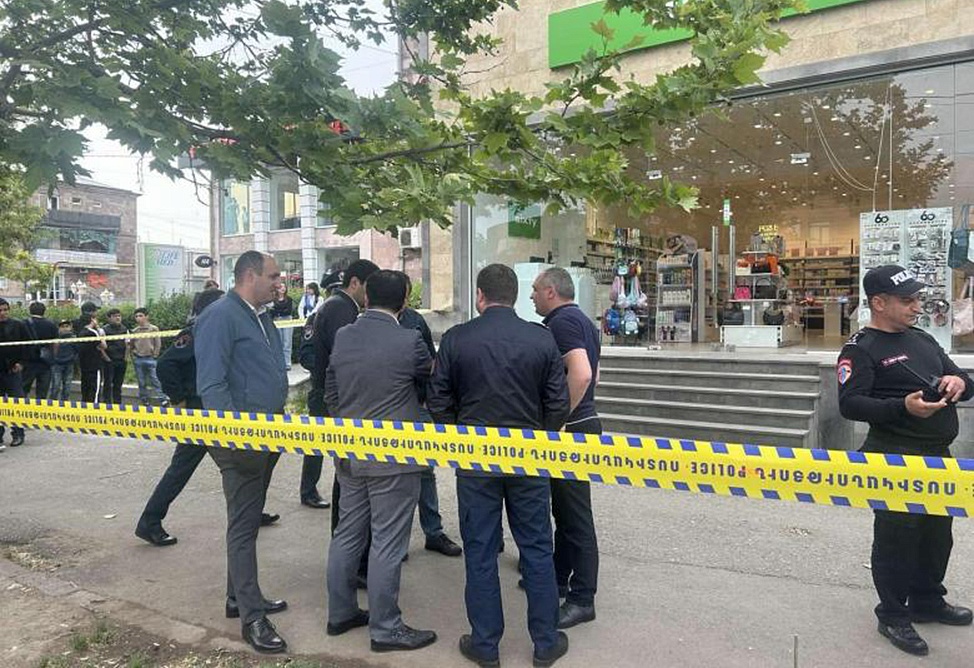 В Армении задержан мужчина с гранатой, угрожавший взорвать банк